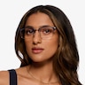 Maxwell Navy Acetate-metalEyeglass Frames for Women from EyeBuyDirect