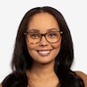 Ashley Tortoise Acetate-metalEyeglass Frames for Women from EyeBuyDirect