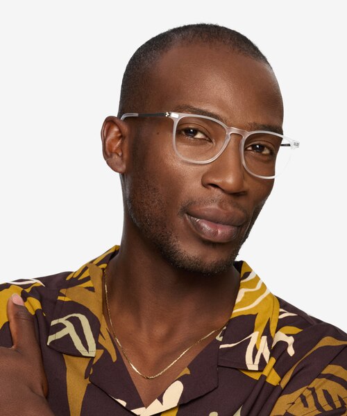 Avery Clear Plastic-metalEyeglass Frames for Men from EyeBuyDirect