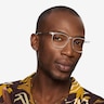 Avery Clear Plastic-metalEyeglass Frames for Men from EyeBuyDirect