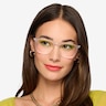 Avery Clear Plastic-metalEyeglass Frames for Women from EyeBuyDirect