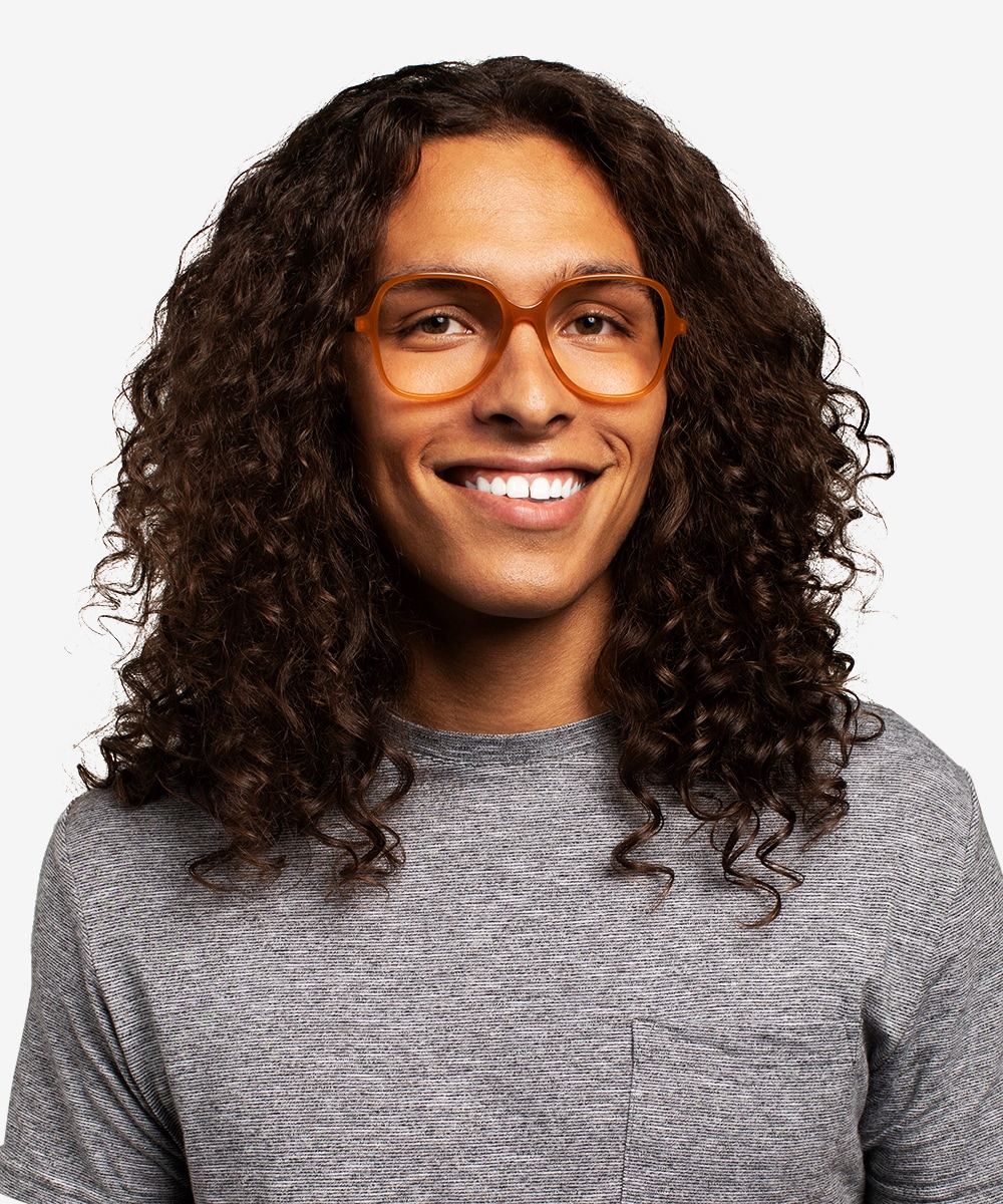 Corey Square Mellow Yellow Full Rim Eyeglasses | Eyebuydirect Canada