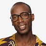 Corey Black Acetate-metalEyeglass Frames for Men from EyeBuyDirect