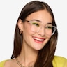 Vinyl Transparent AcétateMontures de lunettes de vue pour Femmes d'EyeBuyDirect