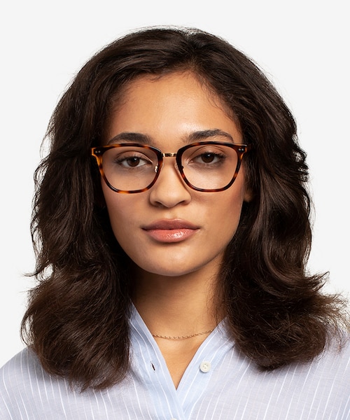 Biblio Tortoise Acetate, MetalEyeglass Frames for Women from EyeBuyDirect