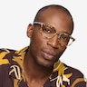 Biblio Ivory Tortoise Acetate-metalEyeglass Frames for Men from EyeBuyDirect