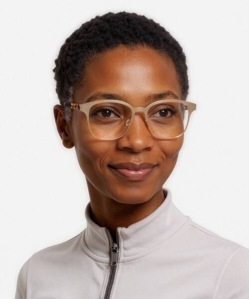 Matte Gold Tortoise Intense -  Acétate Lunettes de vue