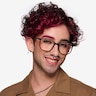 Pattern Black AcetateEyeglass Frames for Men from EyeBuyDirect