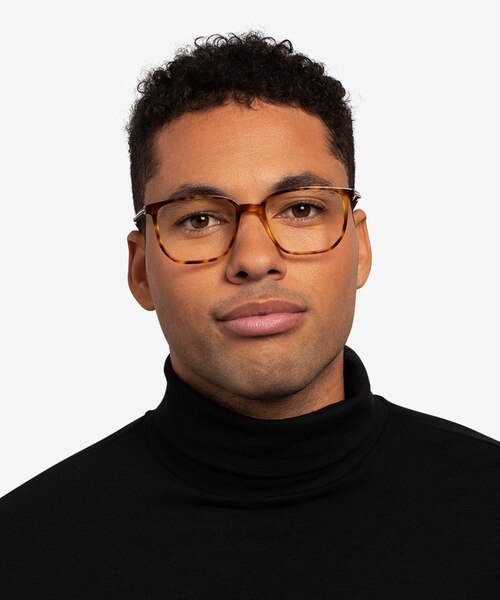 Pattern Tortoise AcetateEyeglass Frames for Men from EyeBuyDirect