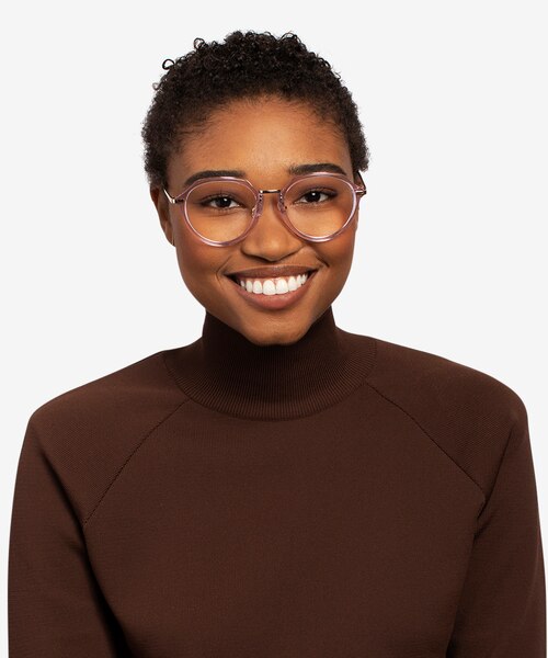 Tamara Clear Purple AcétateMontures de lunettes de vue pour Femmes d'EyeBuyDirect