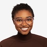 Tamara Clear Purple AcétateMontures de lunettes de vue pour Femmes d'EyeBuyDirect