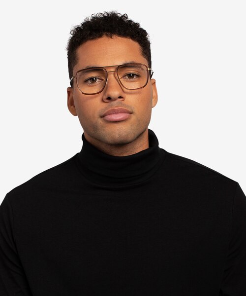 Cassian Brown Bronze AcétateMontures de lunettes de vue pour Hommes d'EyeBuyDirect