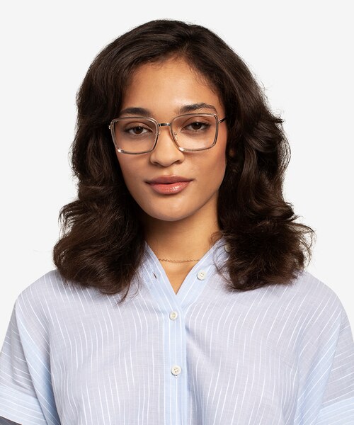Remi Champagne Gold AcetateEyeglass Frames for Women from EyeBuyDirect