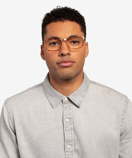 Kairo Tortoise Gold AcetateEyeglass Frames for Men from EyeBuyDirect