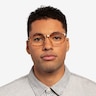 Kairo Tortoise Gold AcetateEyeglass Frames for Men from EyeBuyDirect