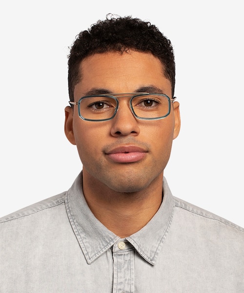 Watson Teal Gold AcetateEyeglass Frames for Men from EyeBuyDirect