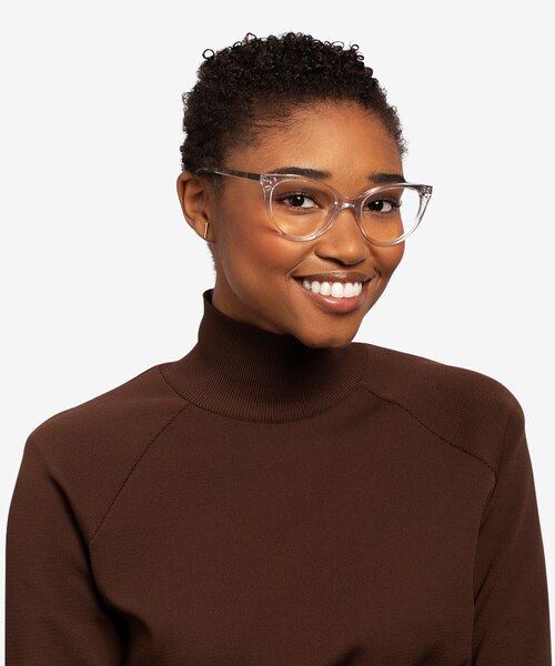 Beauty Clear Acetate-metalEyeglass Frames for Women from EyeBuyDirect
