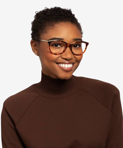 Tortoise Glam -  Acetate-metal Eyeglasses