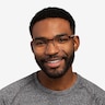 Emmerson Burgundy & Tortoise Acetate-metalEyeglass Frames for Men from EyeBuyDirect