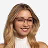 Emmerson Burgundy & Tortoise Acetate-metalEyeglass Frames for Women from EyeBuyDirect