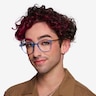 Mindful Blue AcetateEyeglass Frames for Men from EyeBuyDirect