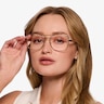 Romina Rose Gold AcetateEyeglass Frames for Women from EyeBuyDirect