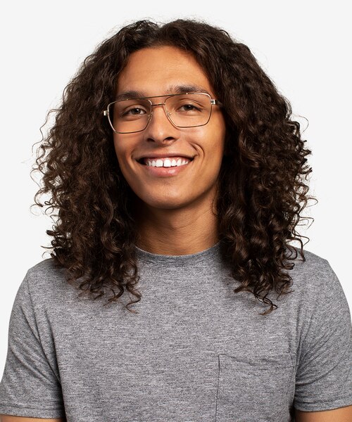 Colton Gold, Clear & Tortoise AcetateEyeglass Frames for Men from EyeBuyDirect