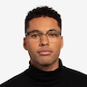 Renaissance Matte Tortoise & Gold MetalEyeglass Frames for Men from EyeBuyDirect