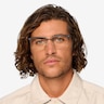 Renaissance Black Gold MetalEyeglass Frames for Men from EyeBuyDirect