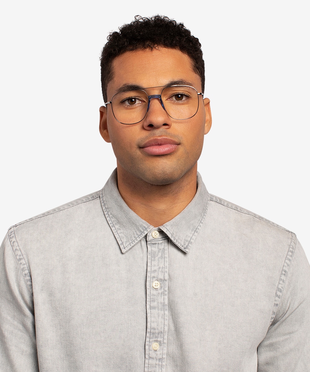 Men's metal store eyeglass frames