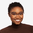 Dona Floral & Rose Gold Acetate, MetalEyeglass Frames for Women from EyeBuyDirect