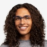 Further Blue & Silver Acetate-metalEyeglass Frames for Men from EyeBuyDirect