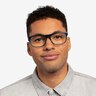 Drop Green  Silver AcetateEyeglass Frames for Men from EyeBuyDirect