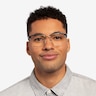 Break Gray Striped & Gold Acetate-metalEyeglass Frames for Men from EyeBuyDirect