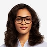 Iconic Black & Silver Acetate-metalEyeglass Frames for Women from EyeBuyDirect