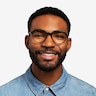 World Dark Green Silver AcetateEyeglass Frames for Men from EyeBuyDirect