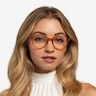World Orange AcetateEyeglass Frames for Women from EyeBuyDirect