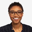 Idea Matte Black MetalEyeglass Frames for Women from EyeBuyDirect