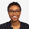 Idea Matte Black PlasticEyeglass Frames for Women from EyeBuyDirect