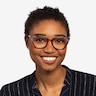 Trenta Burgundy Gold AcetateEyeglass Frames for Women from EyeBuyDirect