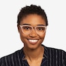 Azur Rose AcétateMontures de lunettes de vue pour Femmes d'EyeBuyDirect