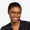 Momentous Gray Tortoise AcetateEyeglass Frames for Women from EyeBuyDirect