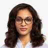 Grande Black Gold AcetateEyeglass Frames for Women from EyeBuyDirect
