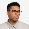 Metaphor Teal AcetateEyeglass Frames for Men from EyeBuyDirect