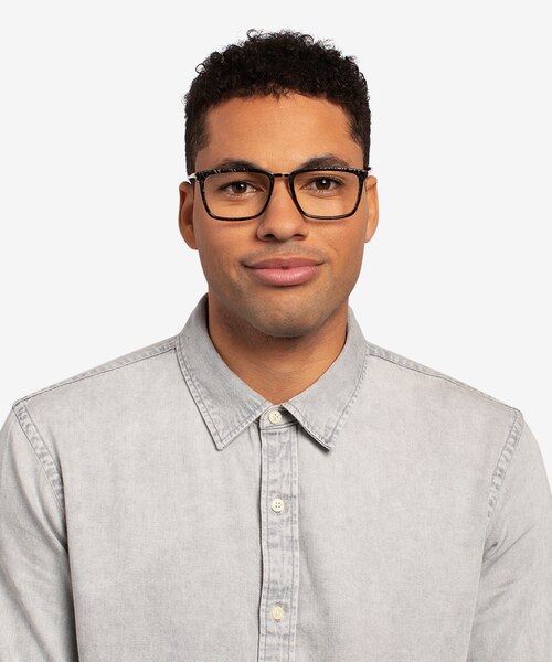 Volume Dark Tortoise AcetateEyeglass Frames for Men from EyeBuyDirect