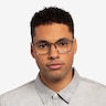 Volume Clear Gray AcetateEyeglass Frames for Men from EyeBuyDirect