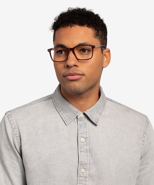 Similar Brown AcetateEyeglass Frames for Men from EyeBuyDirect