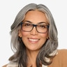 Taiga Dark Gray & Wood AcetateEyeglass Frames for Women from EyeBuyDirect