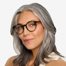 Everglades Green & Red Wood AcetateEyeglass Frames for Women from EyeBuyDirect