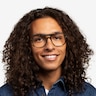Intrepid Green Tortoise AcetateEyeglass Frames for Men from EyeBuyDirect